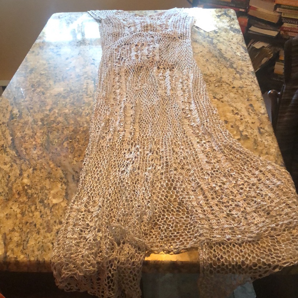 Free People crotcheted dress size medium! BNWT - Picture 10 of 11